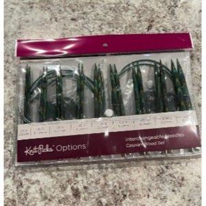 New Options Wood Interchangeable Knitting Needle Set - US 4-11